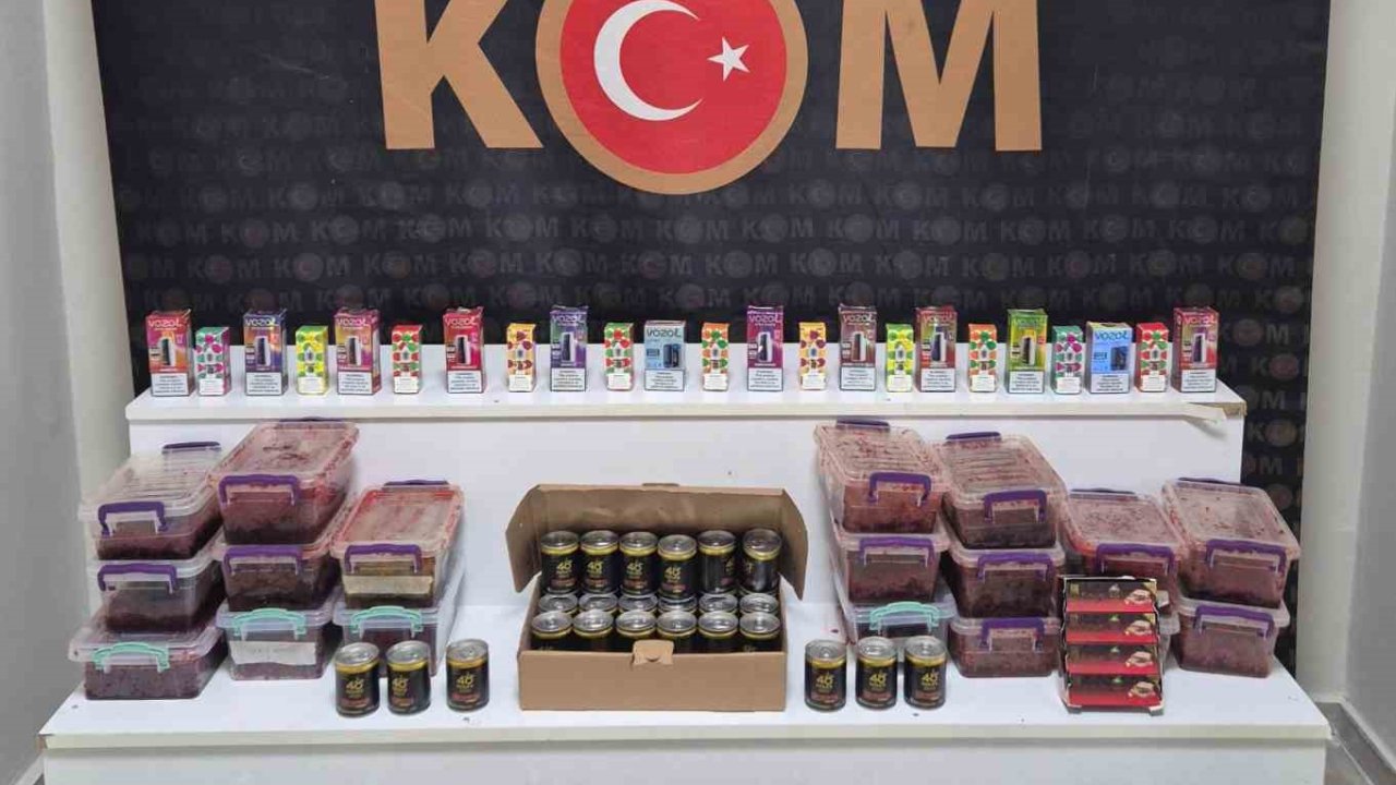 Kaçakçılık operasyonunda çok sayıda ürün ele geçirildi