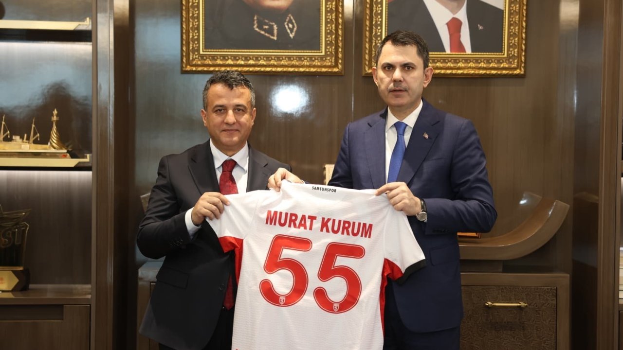 Başkan Halit Doğan, Bakan Murat Kurum’a Samsun projelerini anlattı