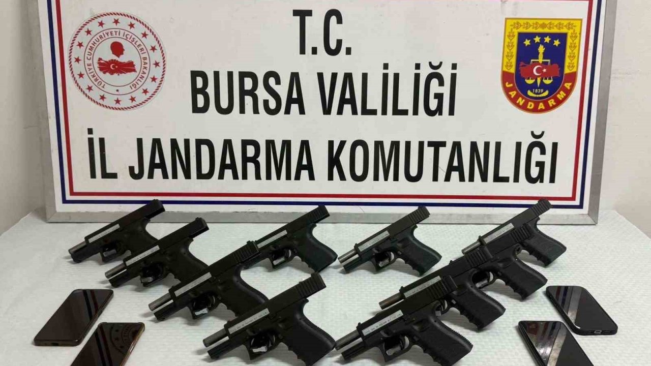 Bursa’da Jandarmadan silah operasyonu