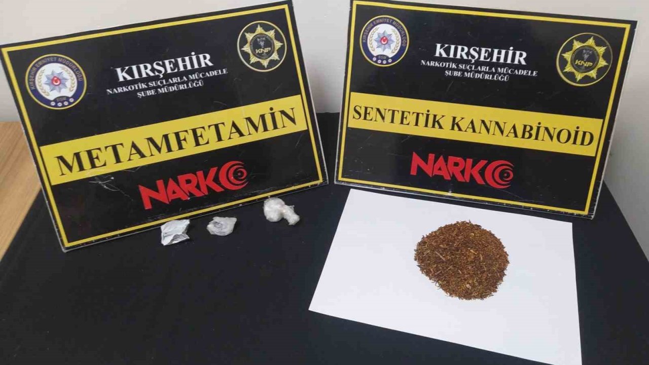 Kırşehir’de uyuşturucu madde operasyonu: 1 tutuklama