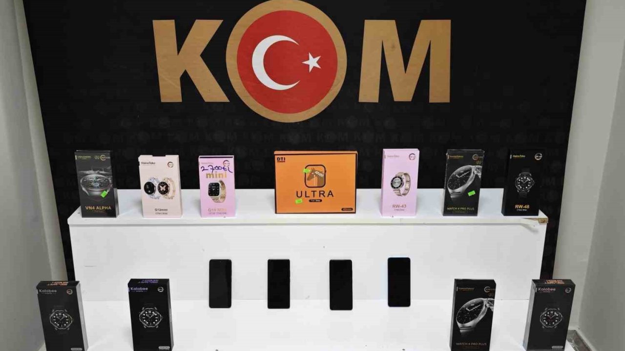 Kırşehir’de gümrük kaçağı cep telefonu ele geçirildi