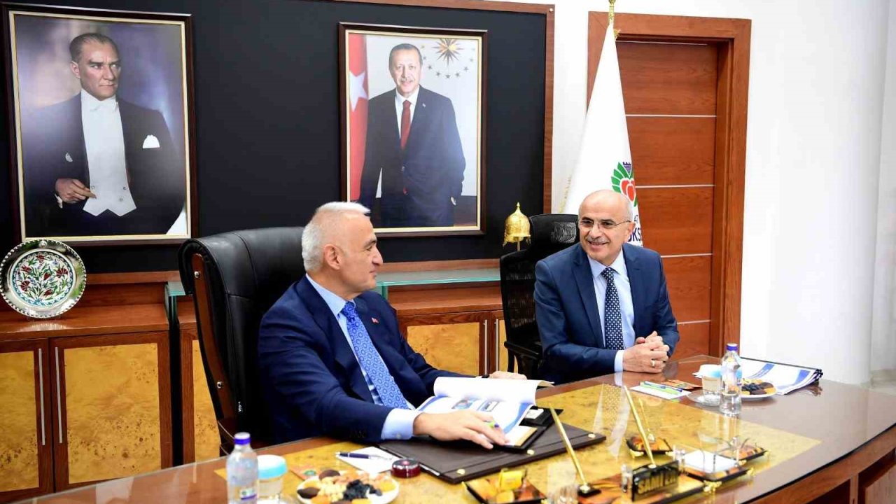Bakan Ersoy’dan Başkan Er’e ziyaret