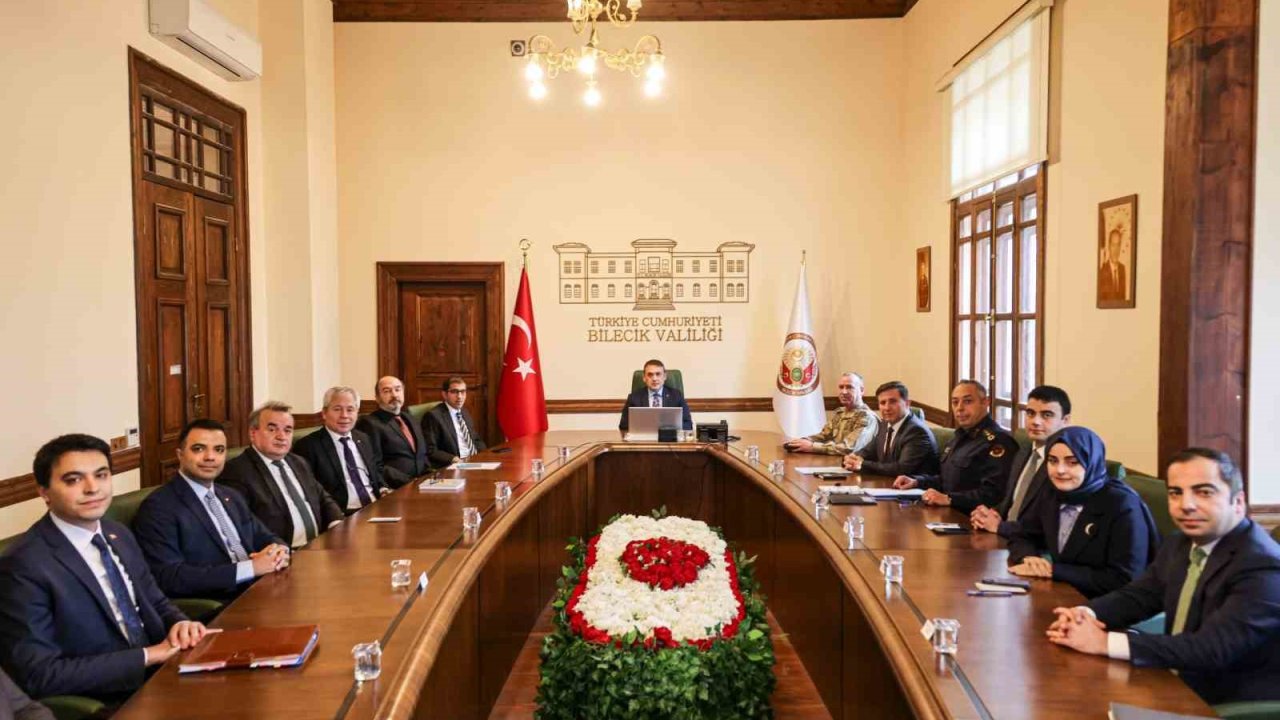 Bilecik’te İl Asayiş ve Güvenlik Toplantısı yapıldı