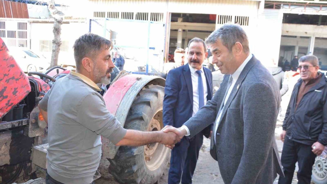 AYESOB Başkanı Künkcü, Kuyucak’ta esnaflarla buluştu