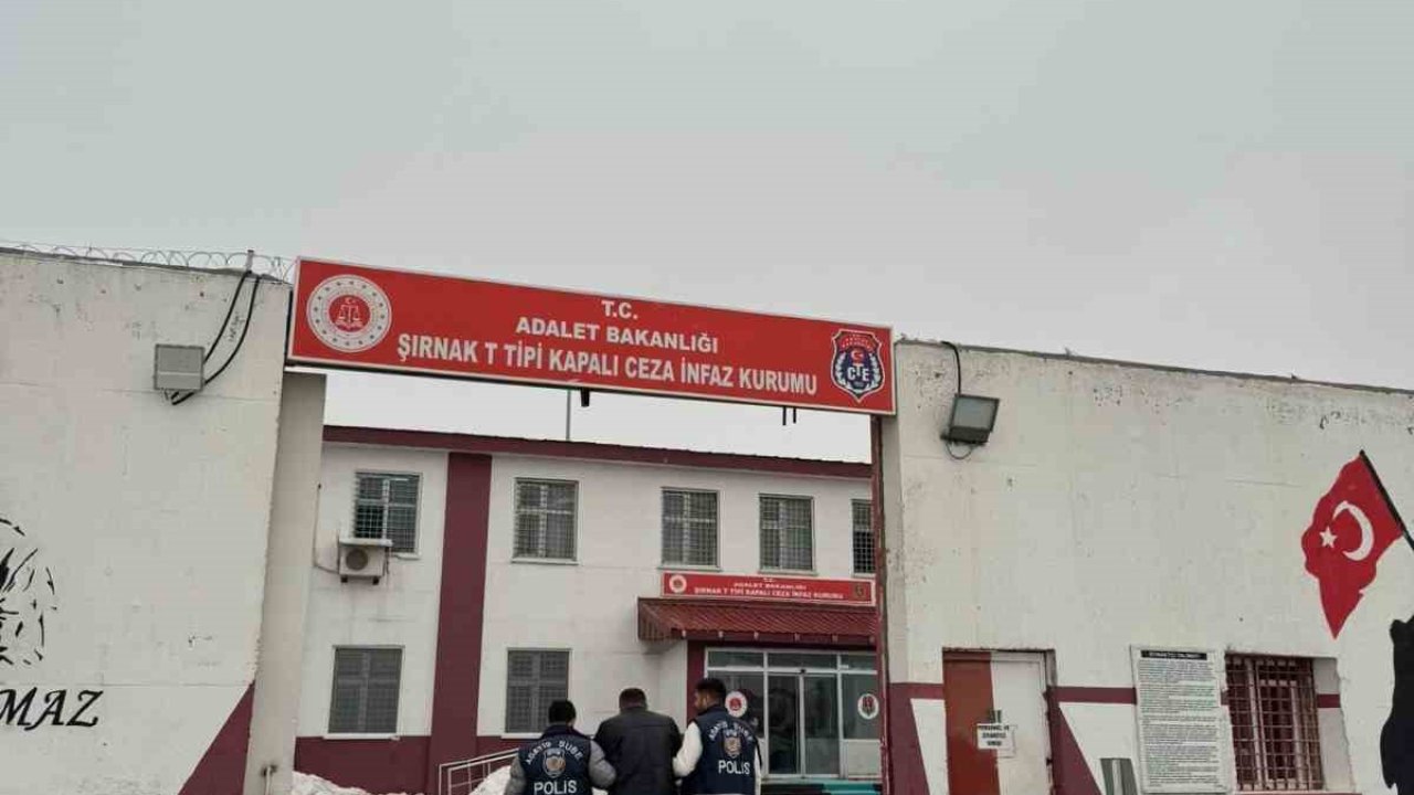 Şırnak’ta 13 yıl 4 ay hapis cezası bulunan şahıs yakalandı
