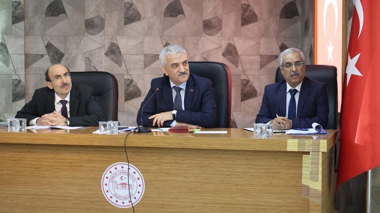 Düzce il koordinasyon kurulu toplandı