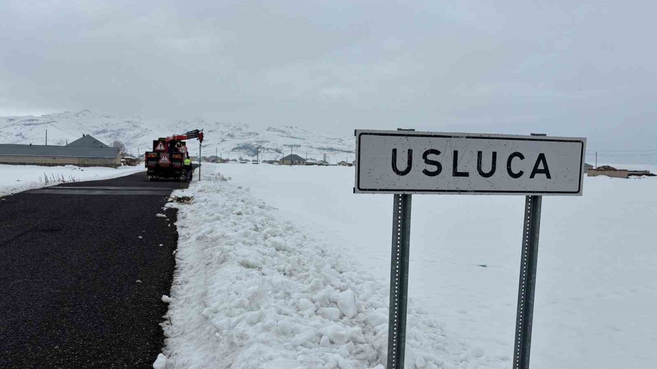 Patnos’ta trafik levhalarına düzenleme