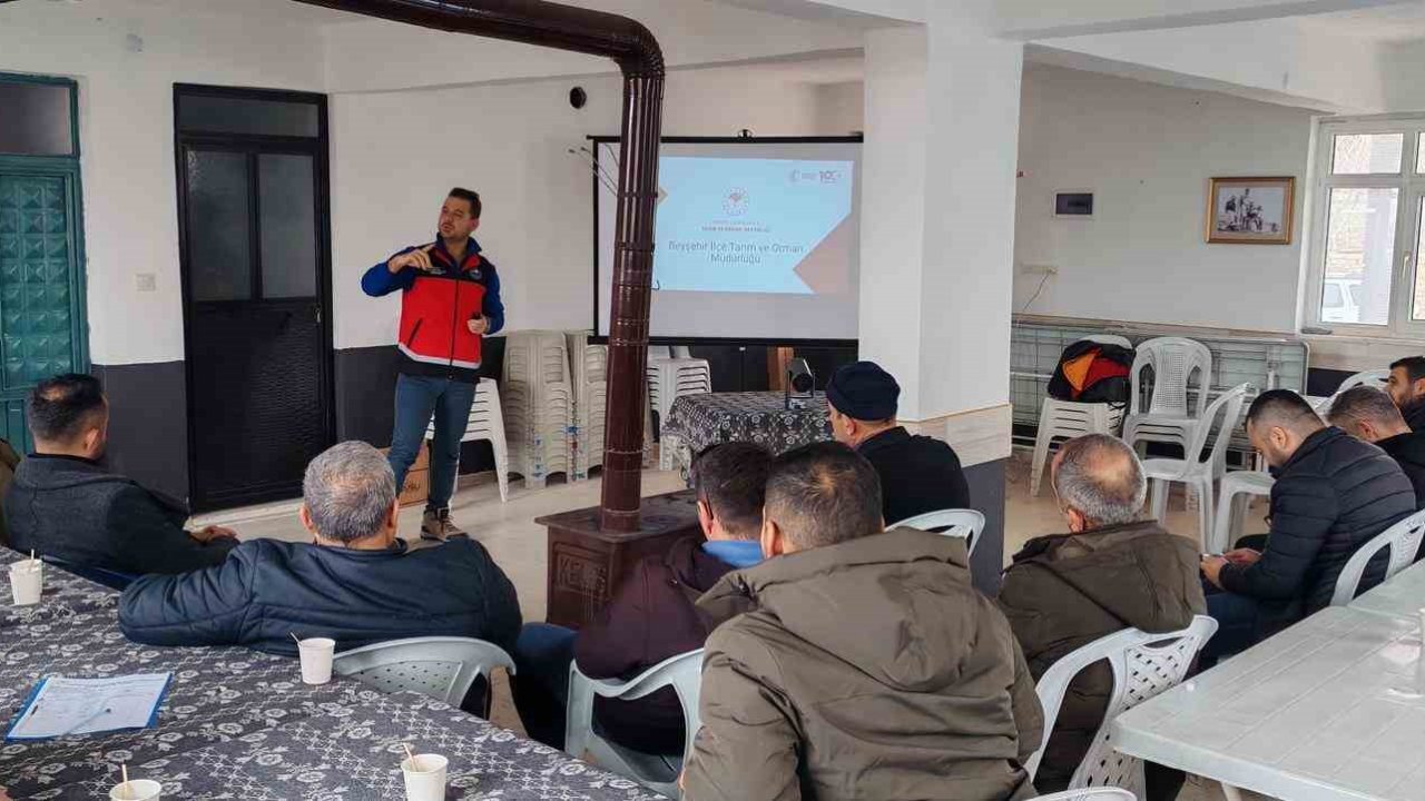 Beyşehir’de şap hastalığına karşı bilgilendirme yapıldı