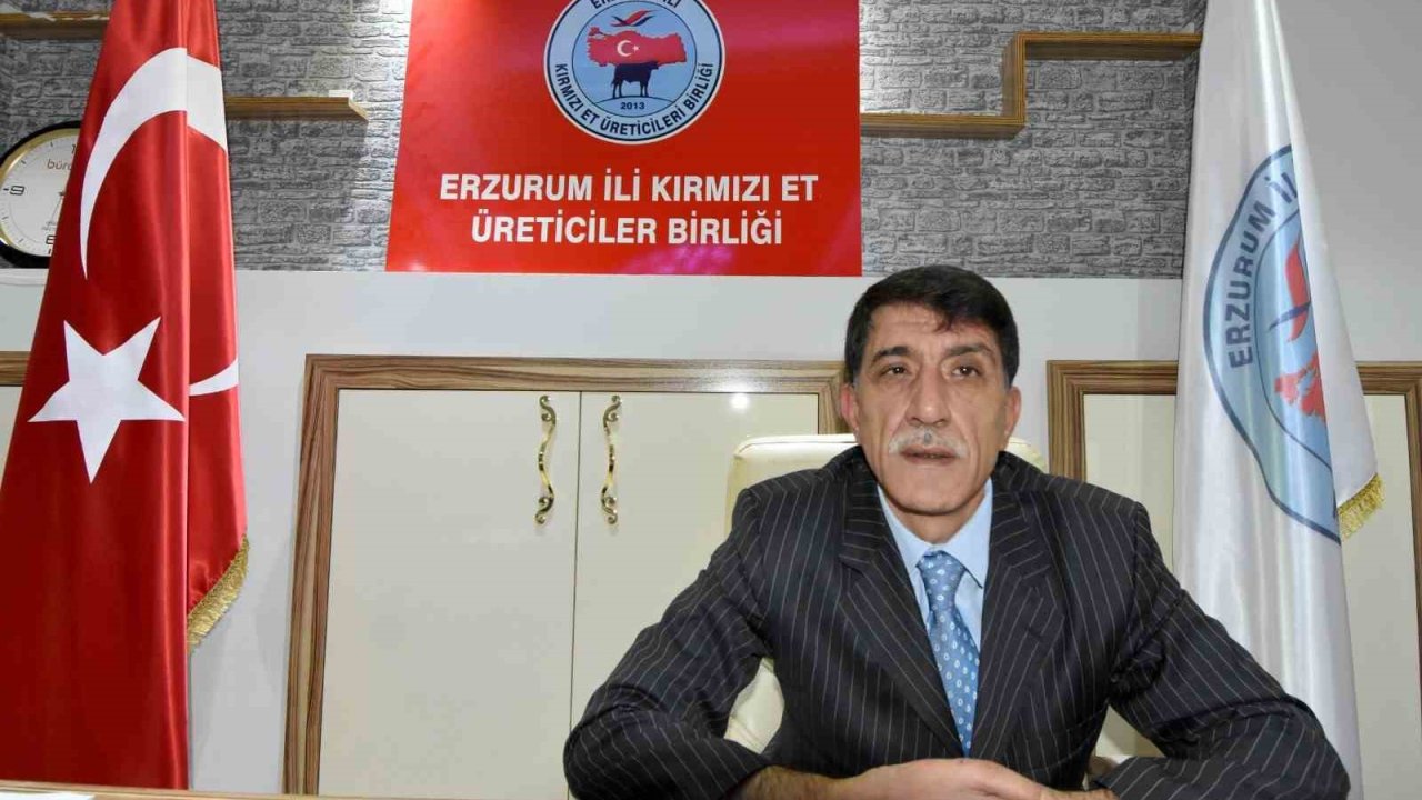 Erzurum Kırmızı Et Üreticileri Birliği Başkanı Ürüşan: "Kırmızı et projesi, besicilerimize can simidi olacak"