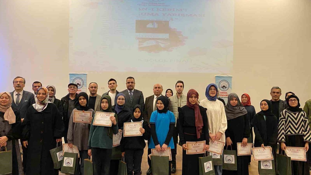 Sarıgöl’de "Genç Nida Kur’an-ı Kerim’i Güzel Okuma Yarışması" yapıldı