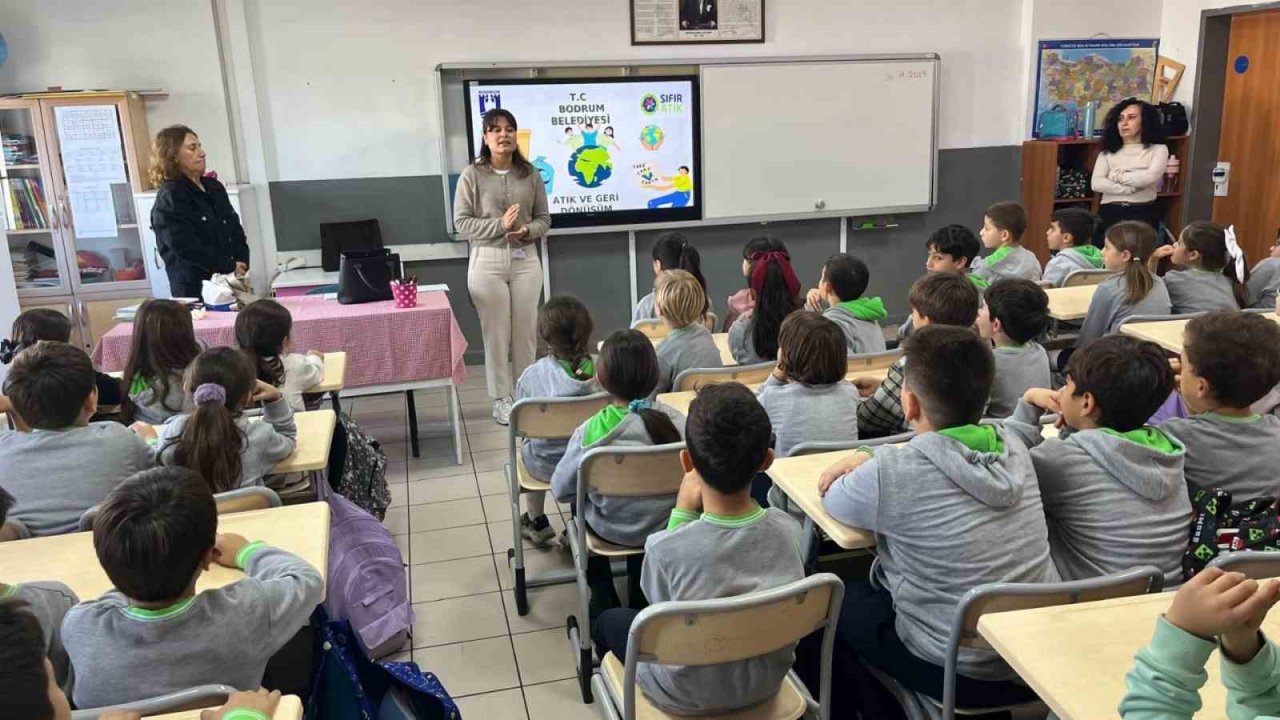 Belediyeden çocuklara sıfır atık eğitimi