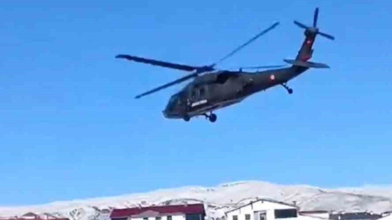 Bingöl’de helikopter destekli çalışma ile enerji kesintisi giderildi