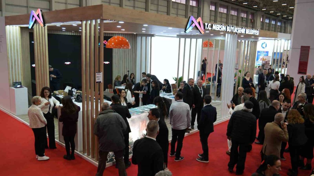 Mersin Büyükşehir Belediyesi, fuarda kentin turizm potansiyelini tanıttı