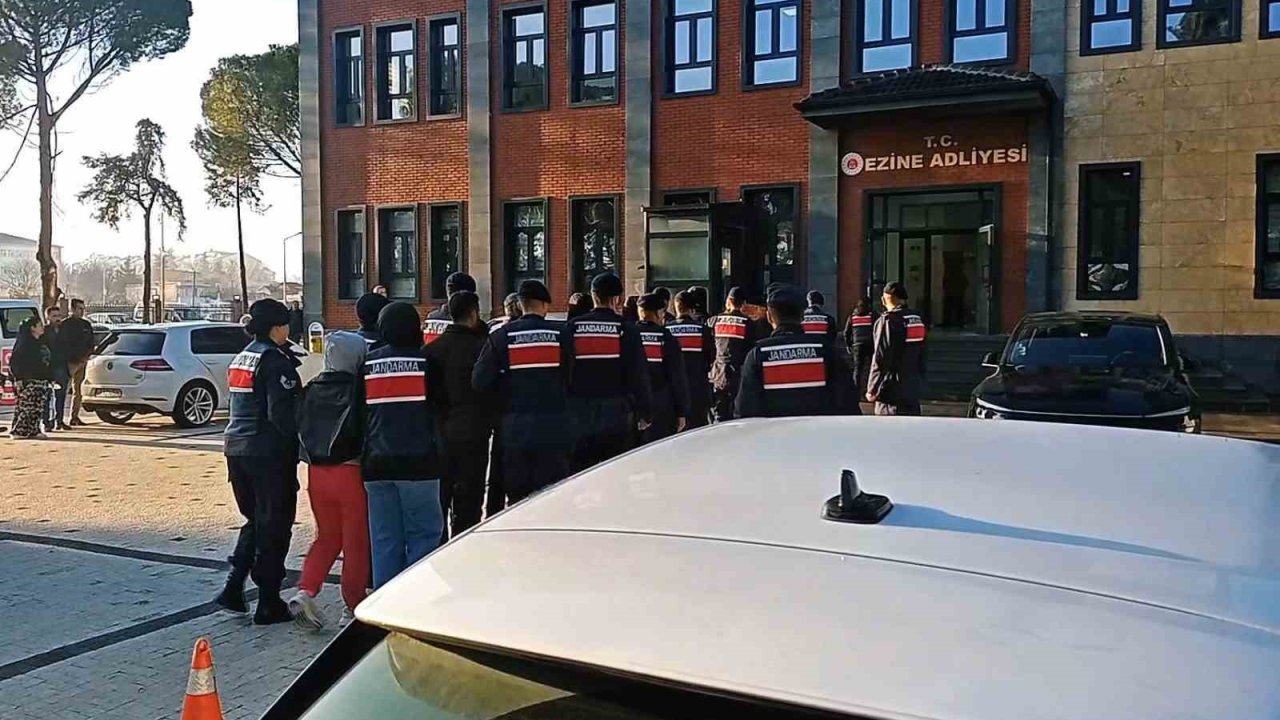 Çanakkale’de jandarmadan uyuşturucu operasyonuna 8 tutuklama