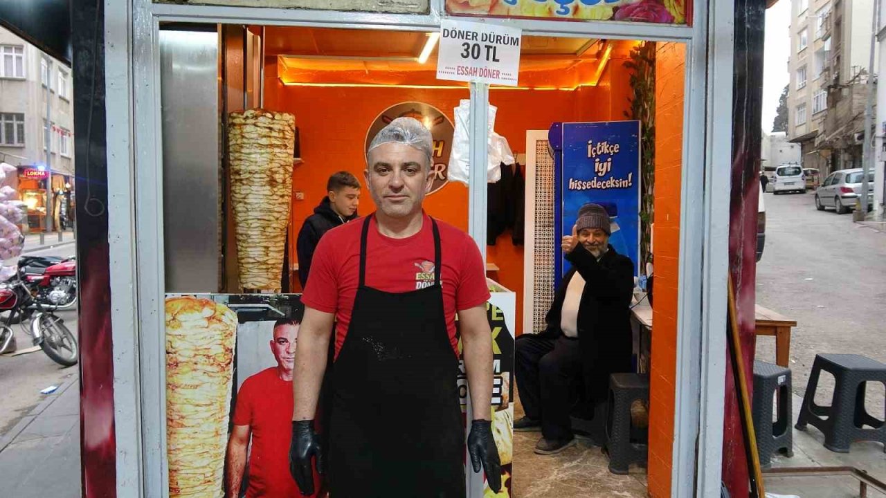 Kilis’te döner 30 TL