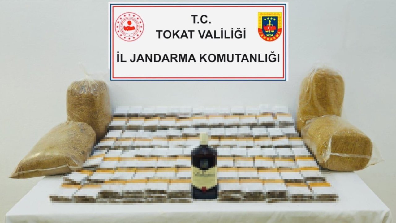 Tokat’ta jandarma kaçak tütün operasyonu düzenledi