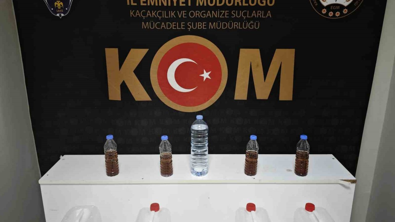 Kırşehir’de kaçak alkol operasyonu
