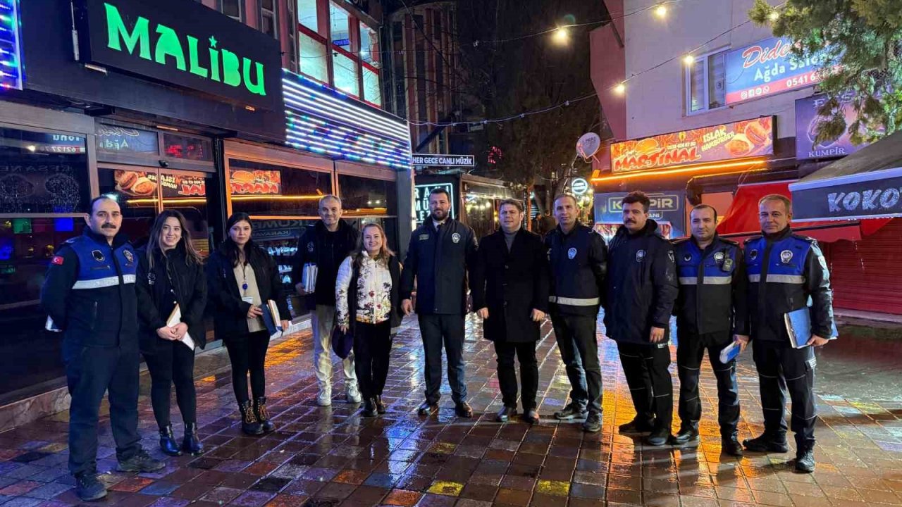 Nilüfer’de gece mekânlarına sıkı denetim