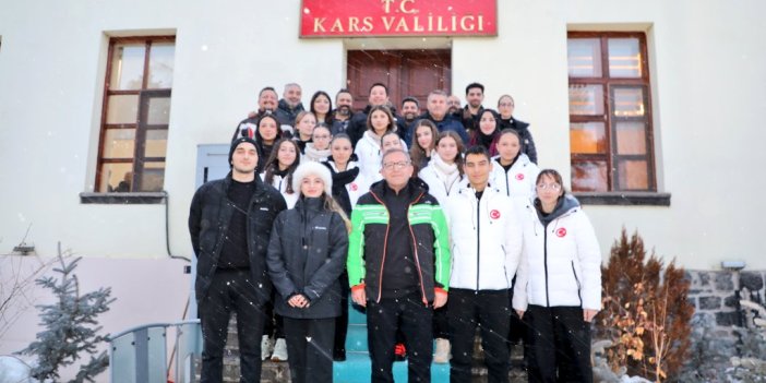Buz Pateni Milli Takımı, Kars Valiliğinde Ağırlandı