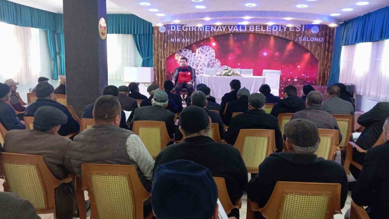 Çiftçilere eğitim verildi