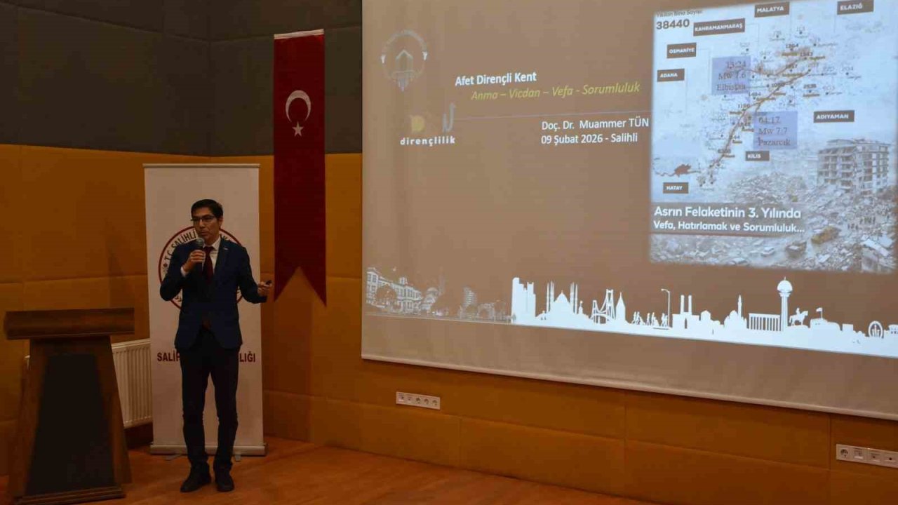 Salihli’de ‘Dirençli Kentler’ konferansı