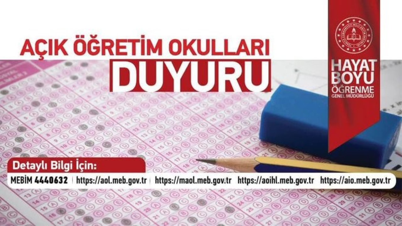 Niğde Halk Eğitimi Merkezi’nden açık öğretim öğrencilerine e-sınav duyurusu