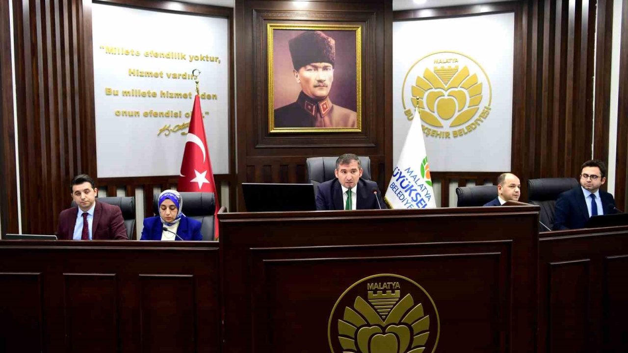 Malatya Büyükşehir Belediye Meclisi Şubat ayı toplantısı yapıldı