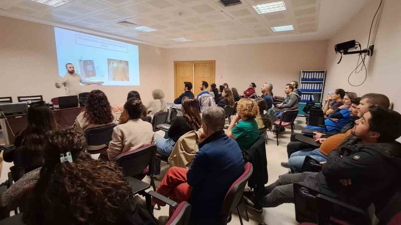 Nazilli’de sağlık personeline "Yaşam Desteği ve Triyaj" eğitimi
