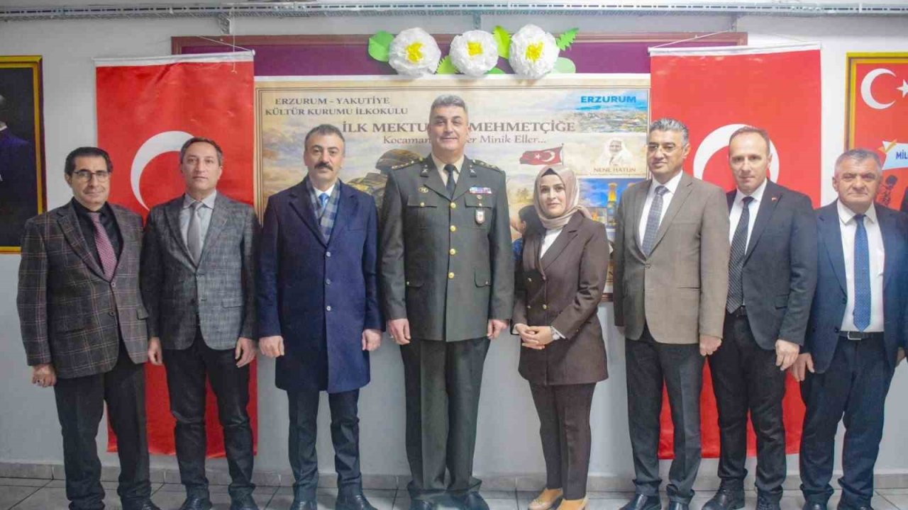 Erzurumlu minik yürekler Mehmetçiğe mektup yazdı