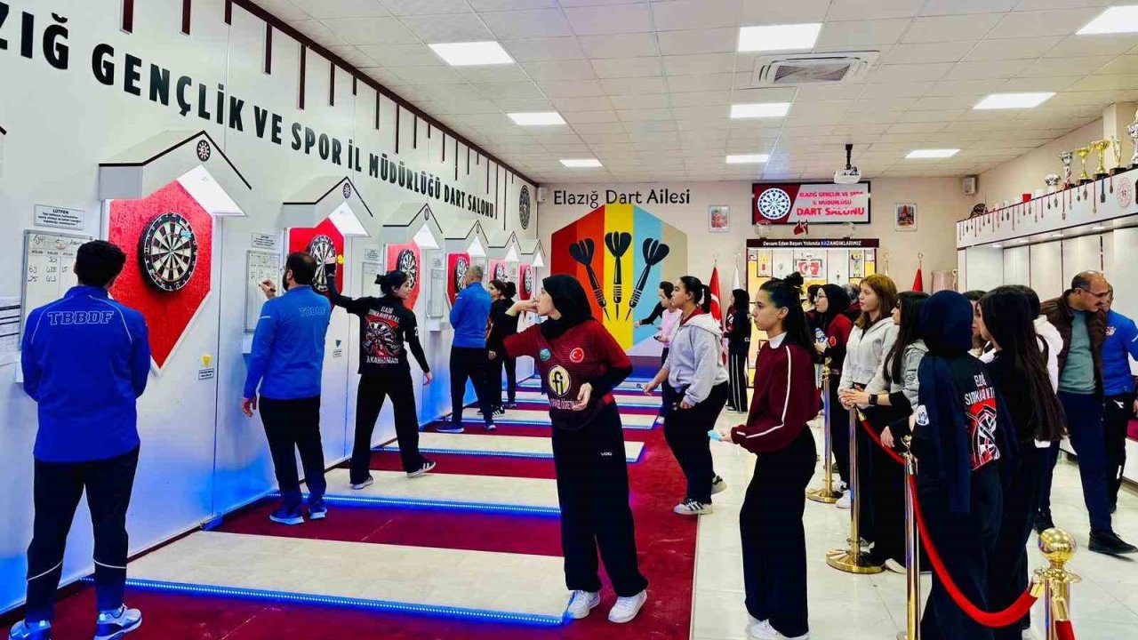 Elazığ’da dart müsabakaları sona erdi