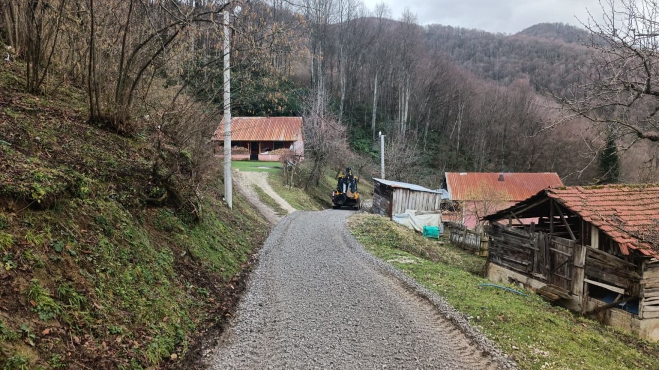 Düzce’de yol bakım çalışmaları tamamlandı