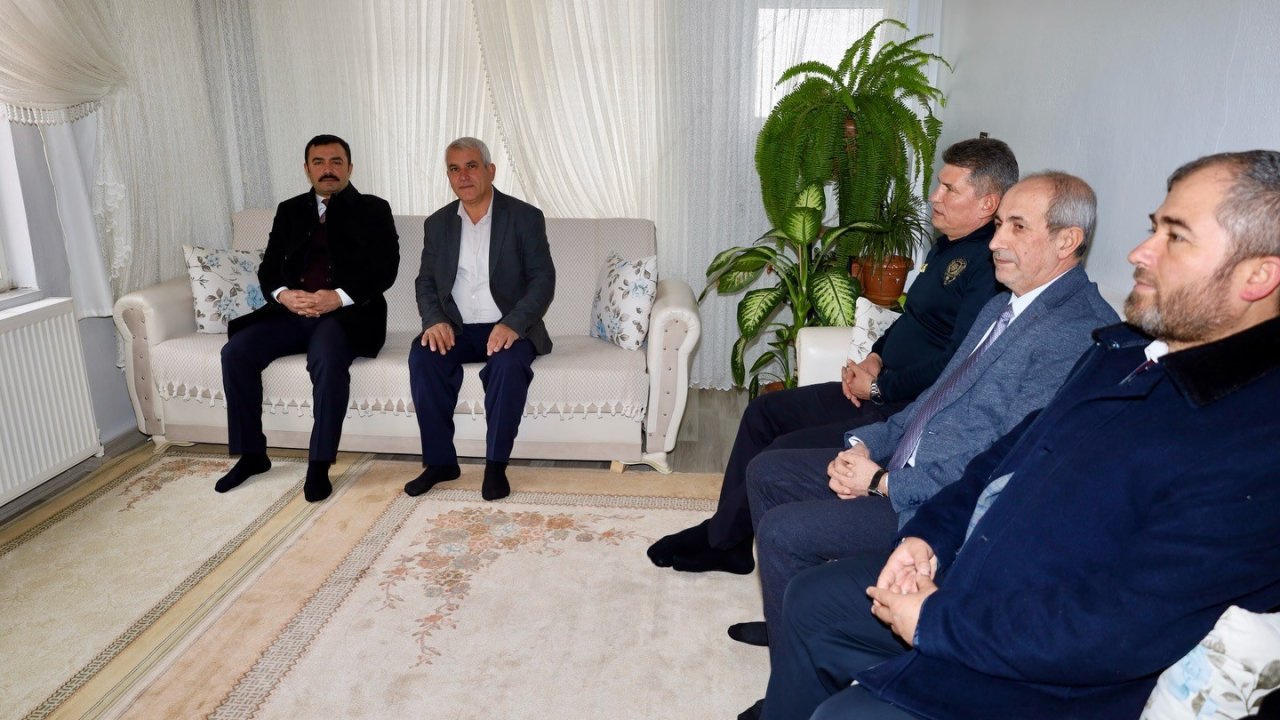 Kaymakam Soysal’dan şehit ailelerine ziyaret
