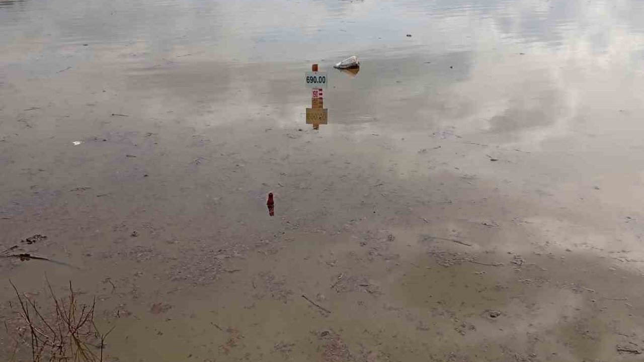 Göletler son yağışlarla doldu