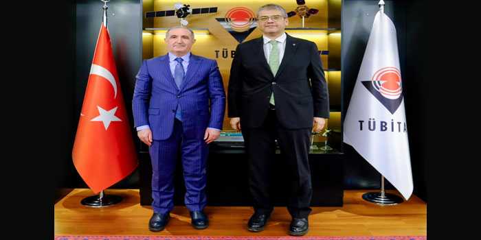 Rektör Hüsnü Kapu’dan TÜBİTAK Başkanı Aydın’a ziyaret