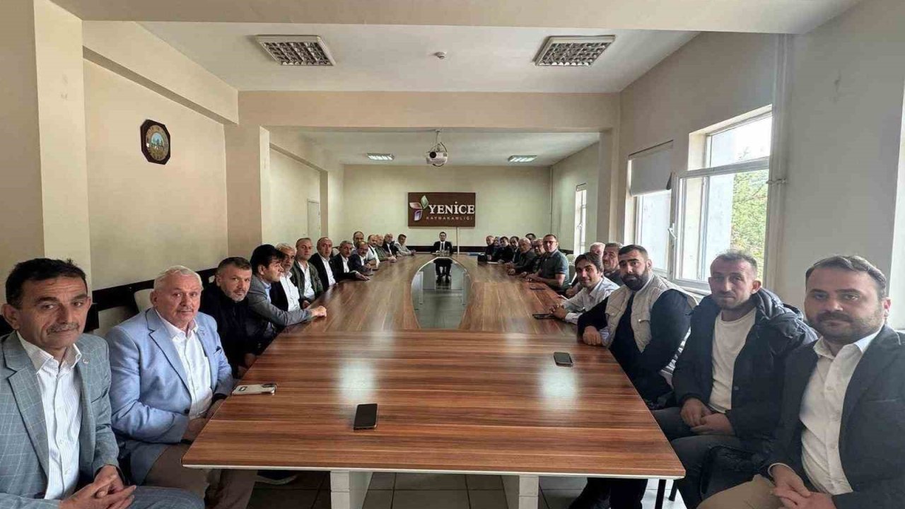 Yenice Muhtarlar Derneği’nden Kaymakam’a destek açıklaması