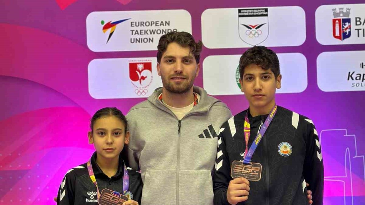 Avrupa Taekwondo müsabakasında Kuyucaklı sporculardan çifte bronz