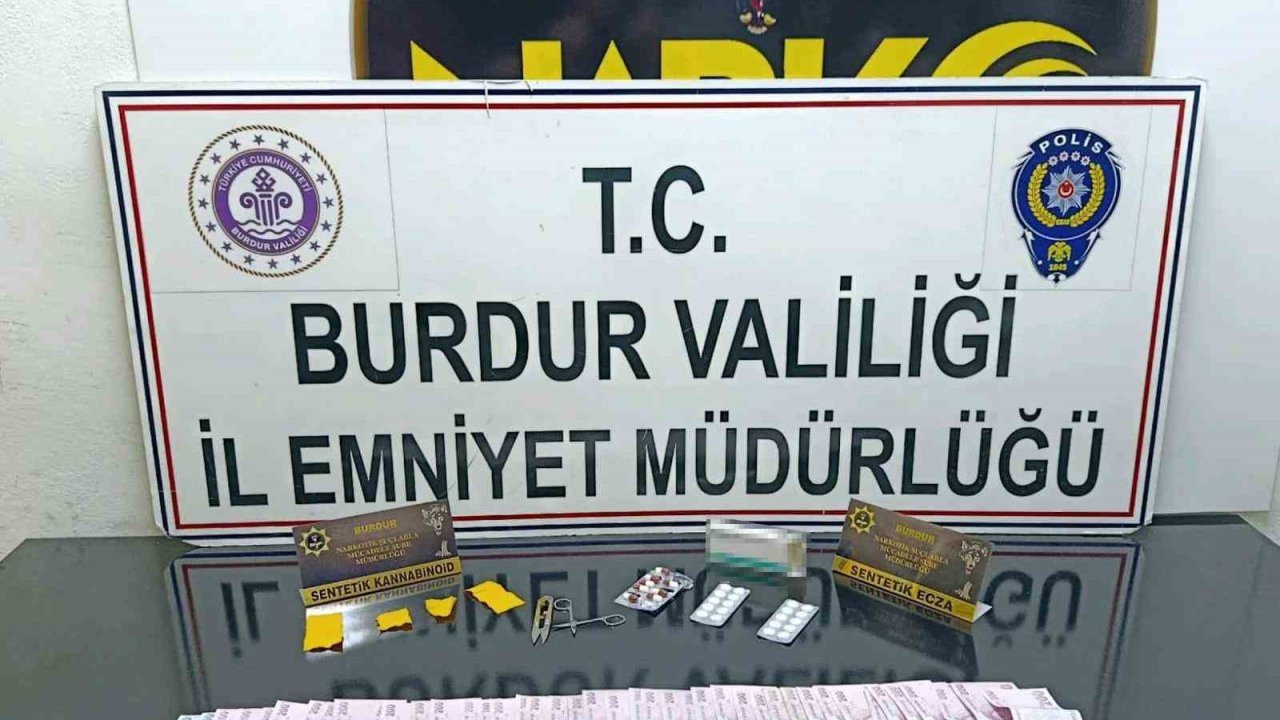 Burdur’da uyuşturucu ile mücadele sürüyor