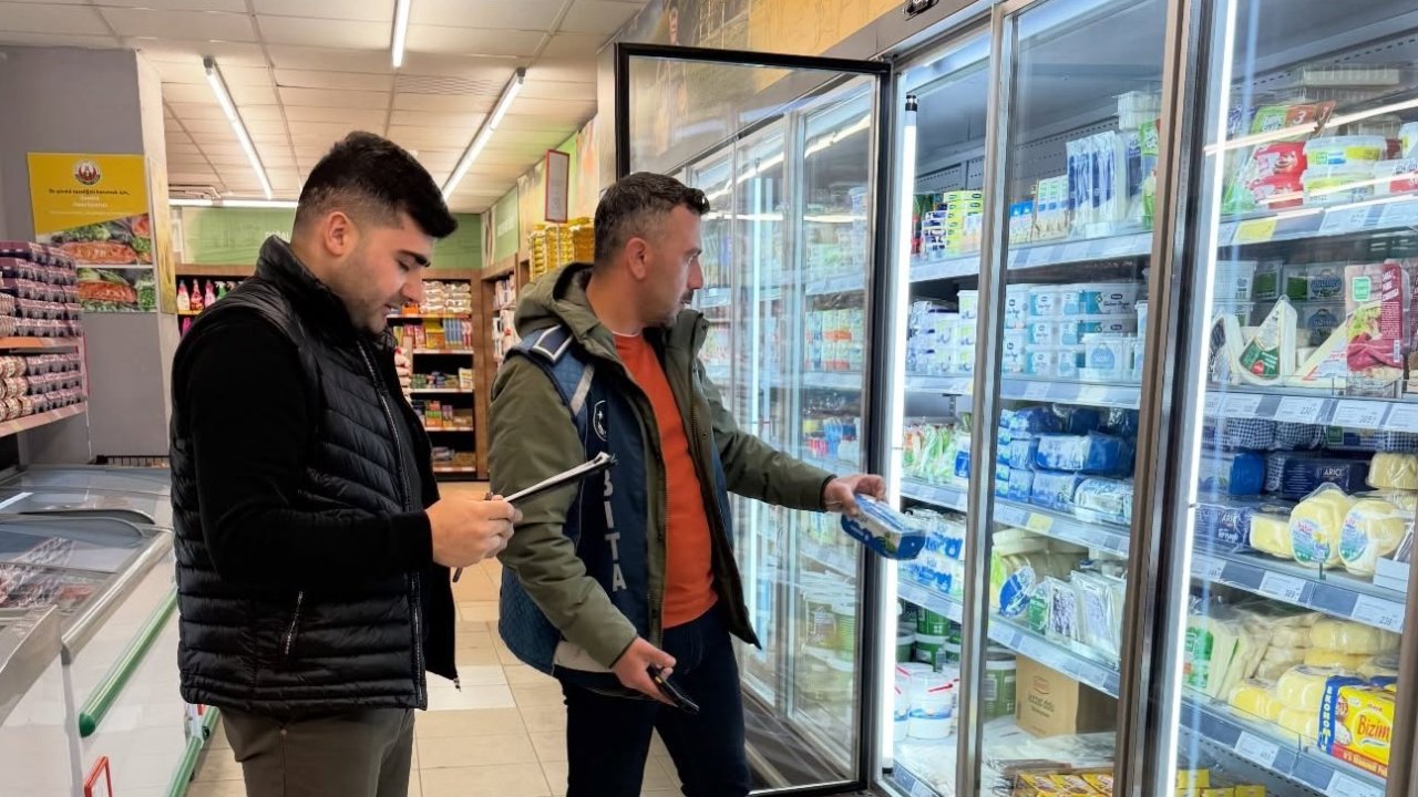 Demirözü’nde marketler denetlendi