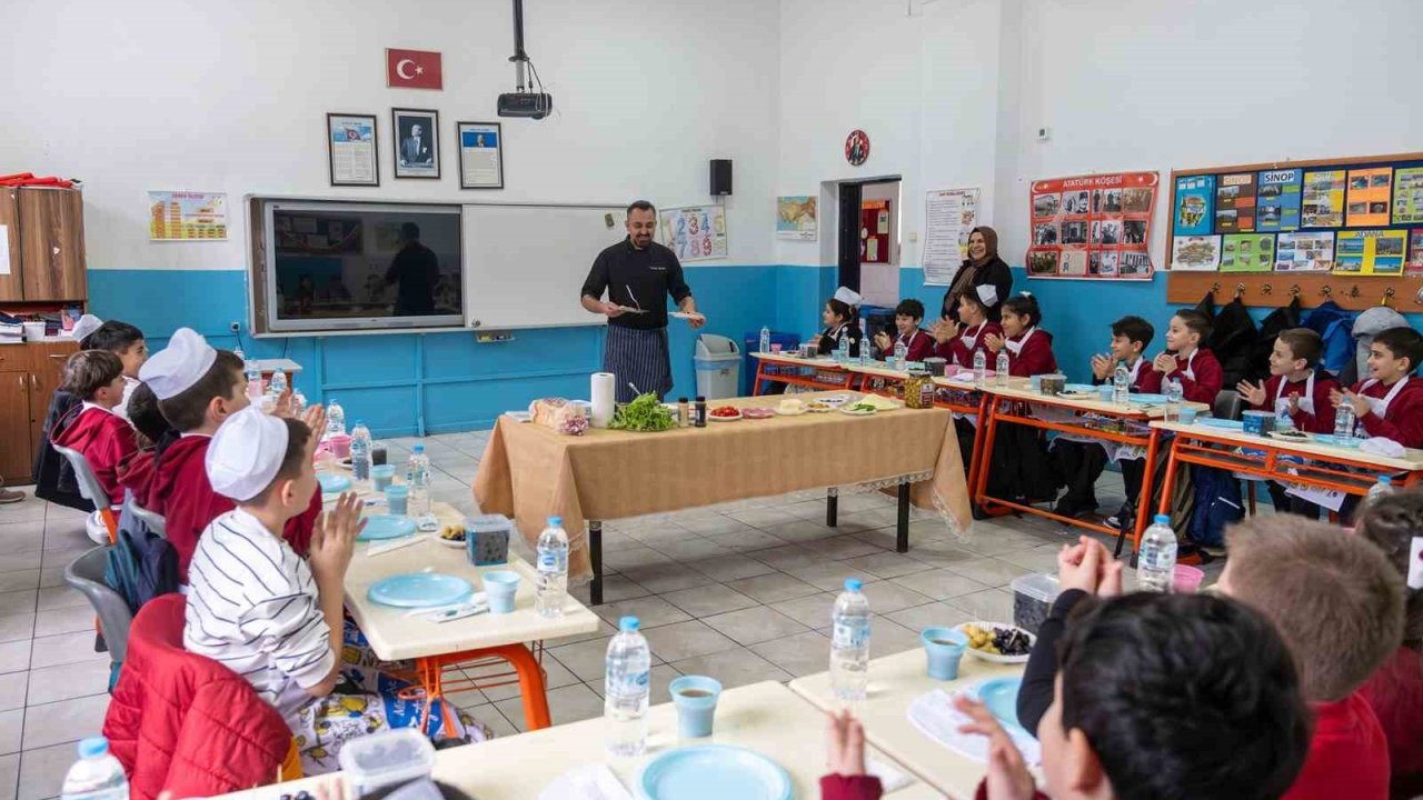 Marmarabirlik minik şeflerle sağlıklı nesiller yetiştiriyor