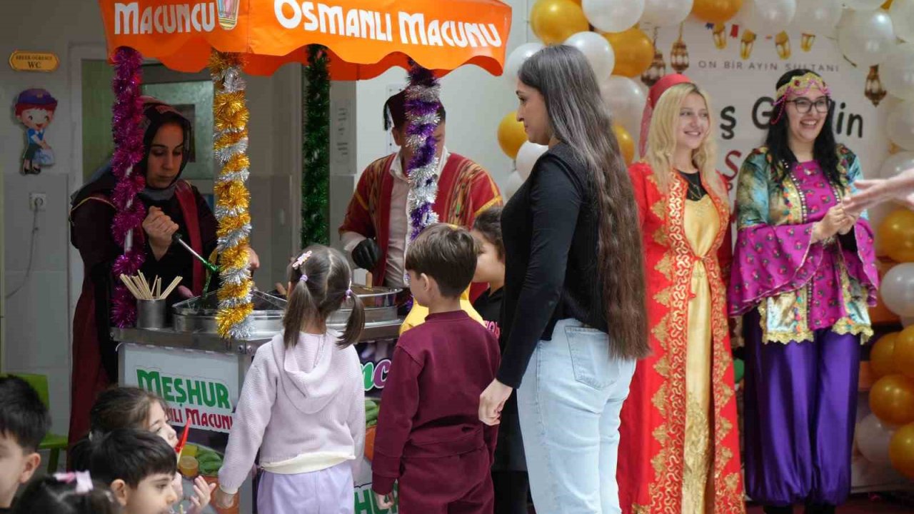 Gaziantep’te minikler ramazan atmosferini yaşadı