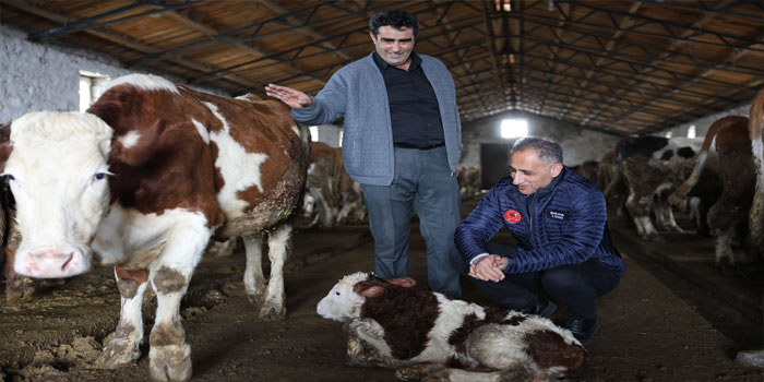 Kars İl Tarım ve Orman Müdürlüğü İl Müdürü Enver Aydın’dan Bayraktar köyü’ne ziyaret