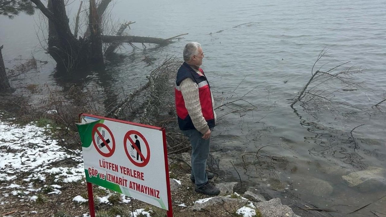 Simav Gölcük Yaylası Göleti’nde su ürünleri denetimi