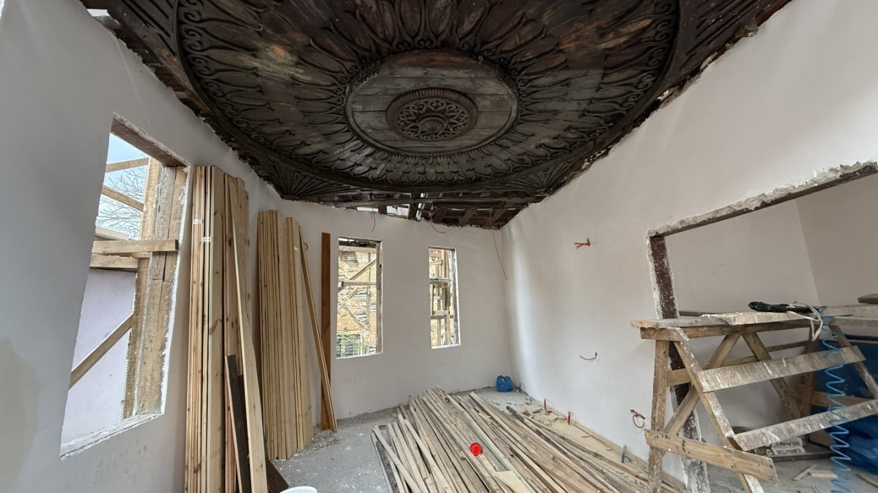 Saraylı’daki tarihi yapının restorasyonunda sona geliniyor