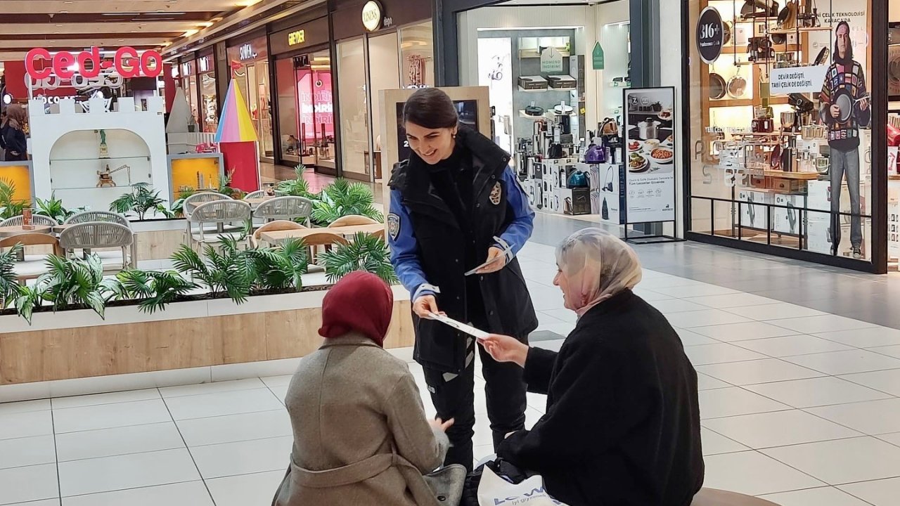 Kütahya’da Toplum Destekli Polislerden esnaf ve vatandaşlara bilgilendirme