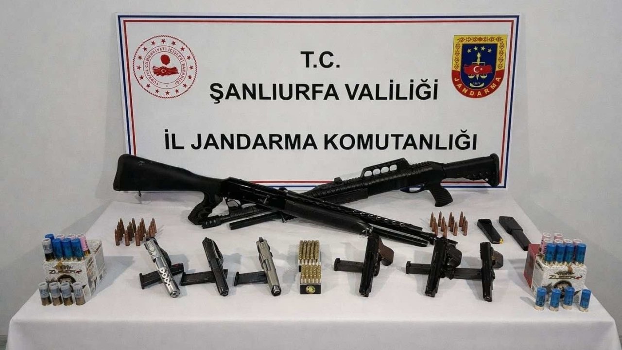Şanlıurfa’da silah kaçakçılığı operasyonu: 7 gözaltı