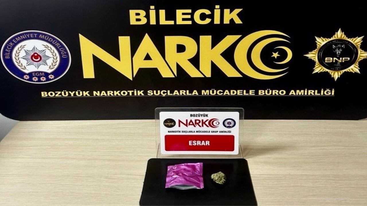Bilecik’te uyuşturucu operasyonu: 1 gözaltı
