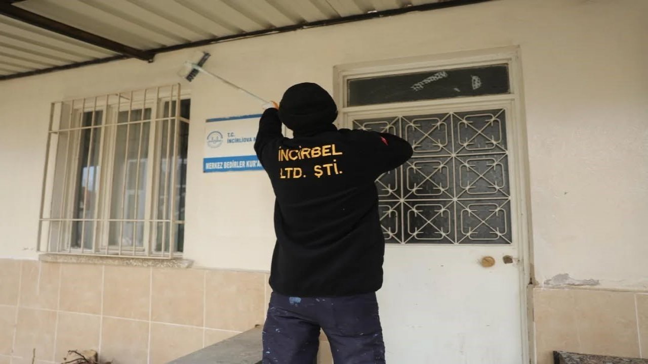 İncirliova Belediyesi’nden camilerde Ramazan temizliği