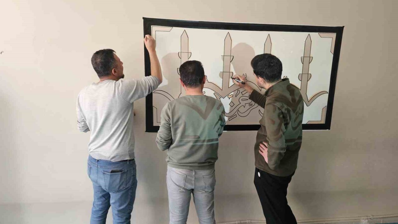 Okul mescitleri Ramazan’a uygun şekilde tezyin edildi