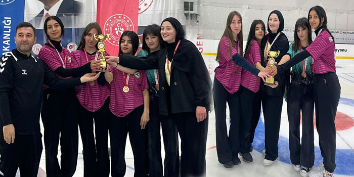Karslı gençler curlingde Türkiye dördüncüsü oldu