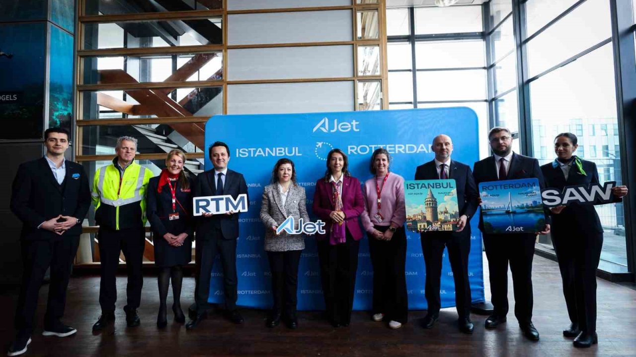 AJet’in İstanbul - Rotterdam seferleri başladı